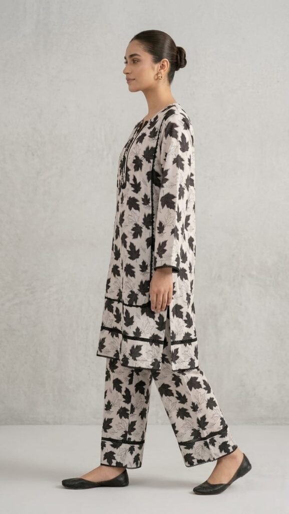Best 2PC Lawn Stitched