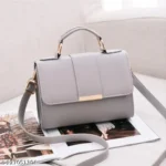 Ladies Hand Bag - Durable Fine Finished, Plain Pattern, Zipper Closure | Handled, Rectangular, Various Sizes, Women - Image 4