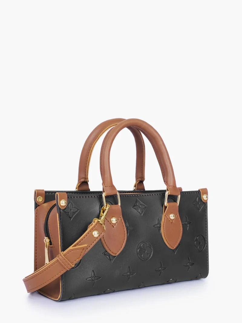 Black and Brown On The Go Mini Bag