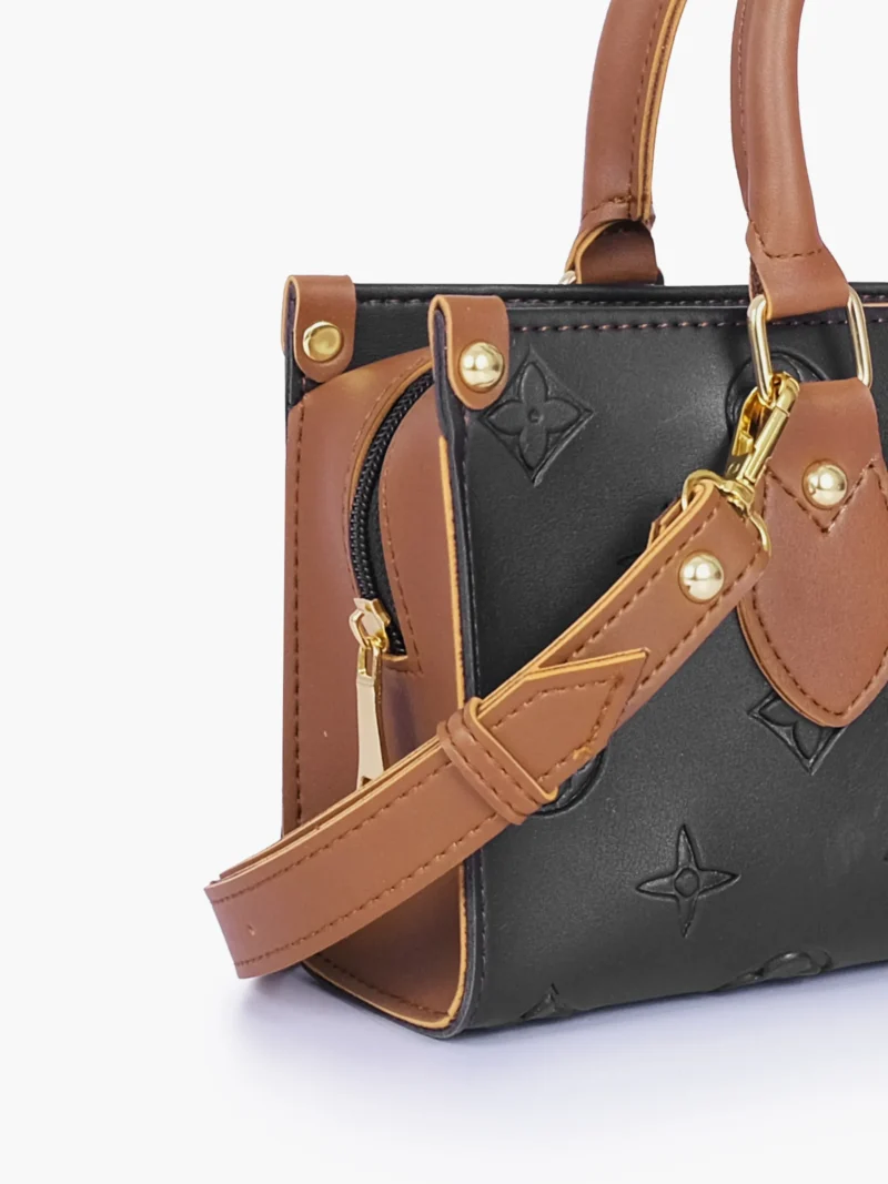 Black and Brown On The Go Mini Bag