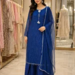 Sheesha Silk 3 Piece Suit Stone Work Ready to Wear Ladies Suit