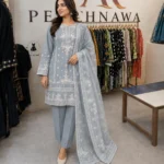Ready To Wear Embroidered Cotton 3 Piece Suit