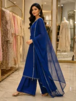 Sheesha Silk 3 Piece Suit Stone Work Ready to Wear Ladies Suit