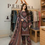 printed cotton 3 piece stitched suit for women ready to wear Pakistani dress