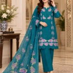 3 Piece Stitched Suit for Women | Printed Ready to Wear Ladies Dress